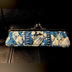 Vera Bradley Blue Lagoon Eyeglass/Pen Metal Clasp